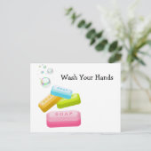 Was uw handen briefkaart (Staand voorkant)