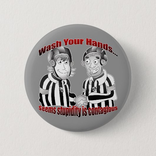 Was uw handen Button (Voorkant)