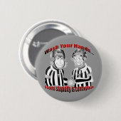 Was uw handen Button (Voorkant /achterkant)