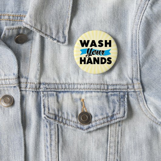 Was uw handen Button (In situ)