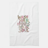 Was uw handen en uw Soul Kitchen Towel Theedoek (Verticaal)