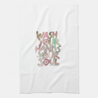 Was uw handen en uw Soul Kitchen Towel Theedoek