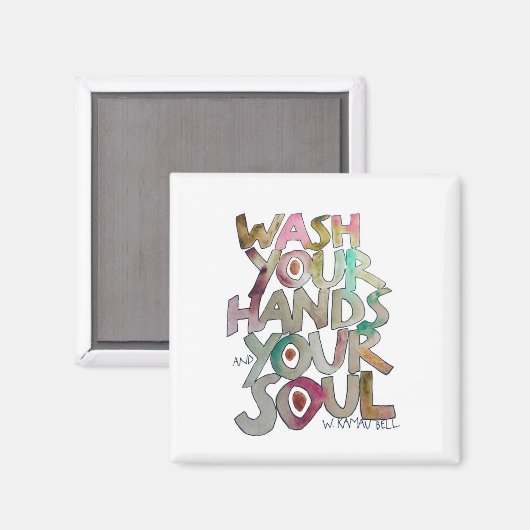 Was uw handen en uw Soul Magnet Magneet (Voorkant / Achterkant)