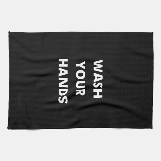 Was uw handen keukenhanddoek (Horizontaal)