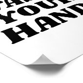 Was uw handen poster (Hoek)