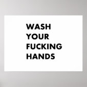 Was uw handen poster (Voorkant)