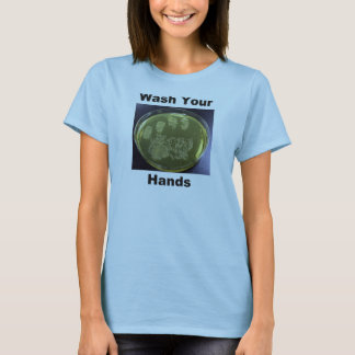 Was uw handen t-shirt
