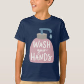 Was uw handen t-shirt (Voorkant)
