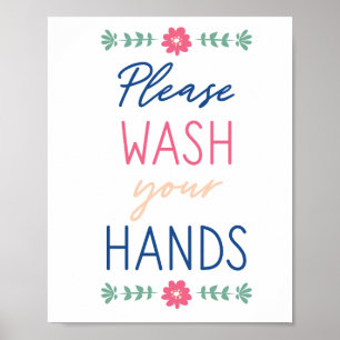 Was uw handkleur poster