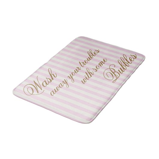 Was uw problemen weg met een aantal belletjes badmat (Gekanteld)