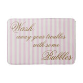 Was uw problemen weg met een aantal belletjes badmat (Voorkant)