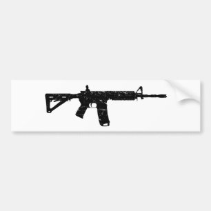 Was versleten AR15 Bumpersticker