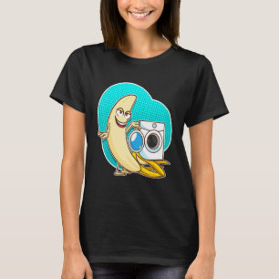Was wasdag gepelde bananen t-shirt