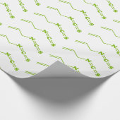 Wasabi Allyl Isothiocyanaat Moleculaire formule Cadeaupapier (Hoek)