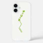 Wasabi Allyl Isothiocyanaat Moleculaire formule Case-Mate iPhone Case (Achterkant)