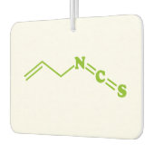 Wasabi Allyl Isothiocyanaat Moleculaire formule Luchtverfrisser (Links)