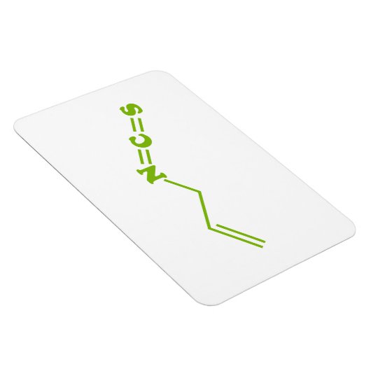 Wasabi Allyl Isothiocyanaat Moleculaire formule Magneet (Rechterzijde)