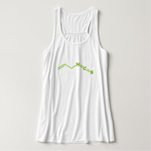 Wasabi Allyl Isothiocyanaat Moleculaire formule Tanktop