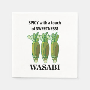 Wasabi Pittig Met Een Toets Van Zoetheid Wasabi Servet