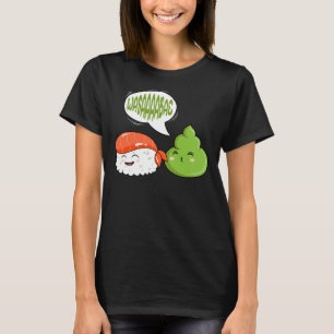 Wasabi Salmon Sushi Japans mierikswortel T-shirt
