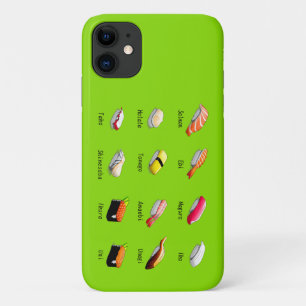 Wasabi sushi Japans schattig voedsel iPhone 11 Hoesje