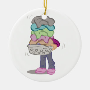 Wasbak Keramisch Ornament