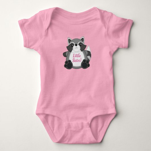 Wasbe babyfeest roze romper (Voorkant)