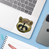 wasbeentje sticker (Laptop met iPhone)