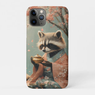 Wasbeer Boeddha: Vredige thee onder de kersenboom iPhone 11 Pro Hoesje
