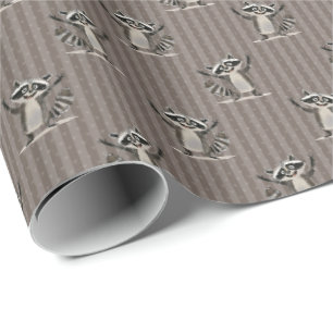Wasbeer bruin kleine schaal voor handwerk of cadea cadeaupapier