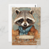 wasbeer collage briefkaart (Voorkant / Achterkant)