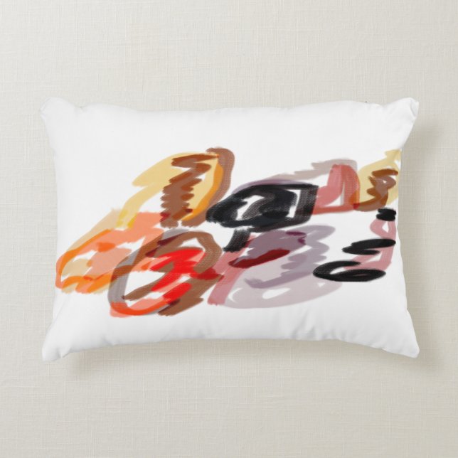 Wasbeer herfstzonsondergang accent kussen (Voorkant)