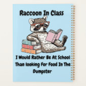 Wasbeer in de klas planner (Achterkant)
