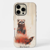 Wasbeer in het Bos iPhone Hoesje (Achterkant)