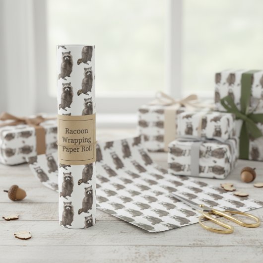 Wasbeer inpakpapier Roll