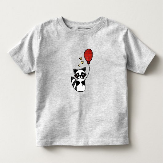 Wasbeer met ballon T-shirt (Voorkant)