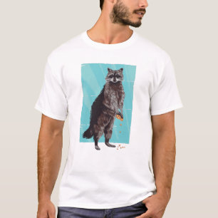 Wasbeer met een koekje t-shirt