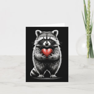 Wasbeer met hart Valentijnsdag Schattig Valenti Kaart