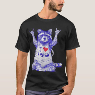 Wasbeer met I Love Grappige Wasbeer Wild T-shirt