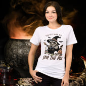 Wasbeer roer de pot wild Halloween Tri-Blend Shirt