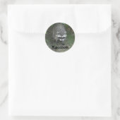 Wasbeer Ronde Sticker (Tas)