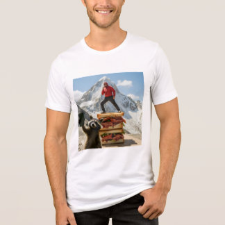 Wasbeer Selfie 4 Tri-Blend Shirt