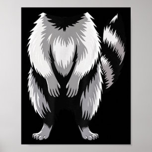 Wasbeer Shirt Volwassenen Kinderen Mannen Vrouwen Poster