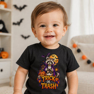 Wasbeer Trick or Trash Vampier Halloween Peuter