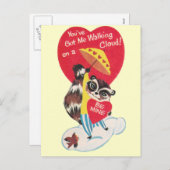  wasbeer Valentijn Feestdagenkaart (Voorkant / Achterkant)