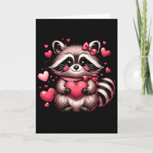 Wasbeer Valentijnsharten Kaart