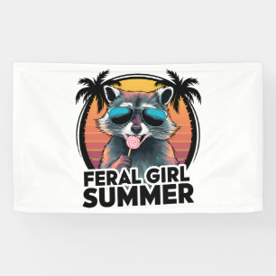 Wasbeer Verwilderd Meisje Zomer Vintage Opossum Li Spandoek