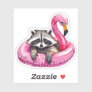 Wasbeer Zomer Floatie Sticker