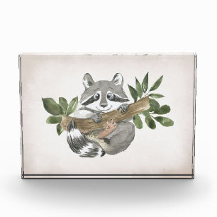 Wasbeerliefhebber Baby Wasbeer Nursery Kunst Fotoblokken