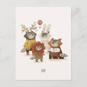 Wasberen door Alexandra Dikaia Briefkaart (Voorkant)